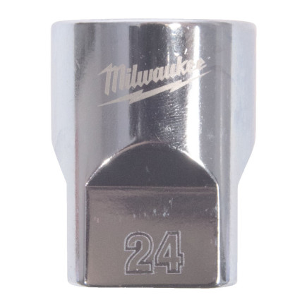 Головка торцевая хромированная ½” MILWAUKEE, (звезда 12 гранн.), 24мм Головка торцевая хромированная ½” MILWAUKEE, (звезда 12 гранн.), 24мм