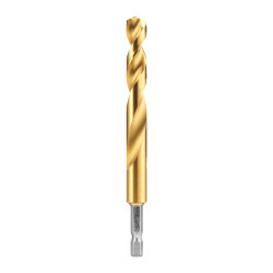 Сверло по металлу RedHEX SHOCKWAVE™ HSS-TiN MILWAUKEE, Ø10,5х122х78мм, (5шт)