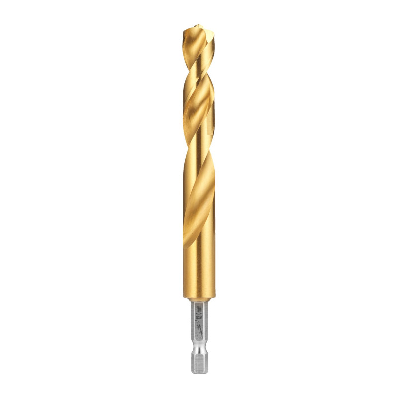 Сверло по металлу RedHEX SHOCKWAVE™ HSS-TiN MILWAUKEE, Ø12,0х127х82мм, (5шт)