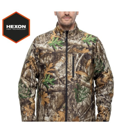Куртка с електроподогревом MILWAUKEE, M12 HJCAMO7-0(XL), камуфляжная, (XL)