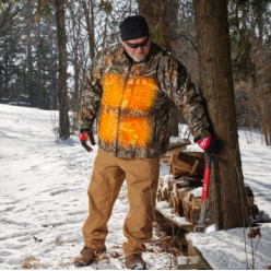 Куртка с електроподогревом MILWAUKEE, M12 HJCAMO7-0(XXL), камуфляжная, (XXL)
