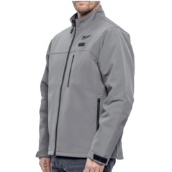 Куртка с електроподогревом MILWAUKEE, M12 HJGR6-0(XXXL), серая, (XXXL)