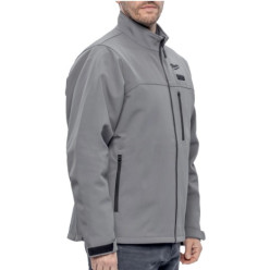 Куртка с електроподогревом MILWAUKEE, M12 HJGR6-0(XXXL), серая, (XXXL)
