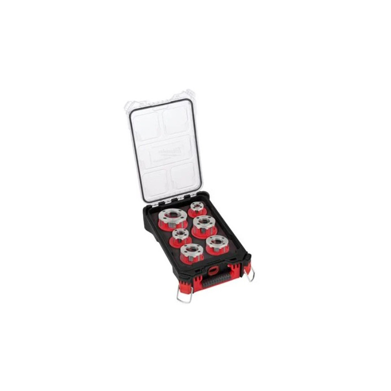 Набор головок для резьбонарезного инструмента PACKOUT MILWAUKEE  FPT2HK BSPT Alloy (для FPT2) (6шт)