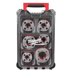 Набор головок для резьбонарезного инструмента PACKOUT MILWAUKEE  FPT2HK BSPT Alloy (для FPT2) (6шт)