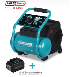 Компрессор воздушный аккумуляторный AIRBOY SILENCE 111 AS OF E ( для BOSCH) (каркас)