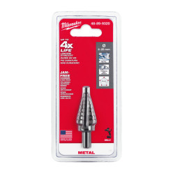 Свердло ступенчастое Step Drill MILWAUKEE, Ø4-20мм с шагом 2мм