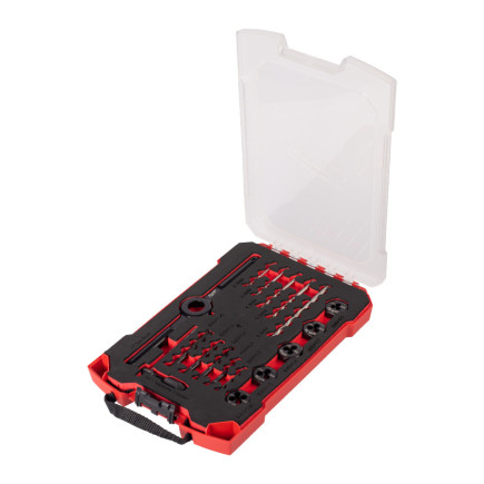 Набор метчиков и плашек метрических MILWAUKEE М3-М7, (17шт)