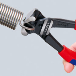 Болторез торцовый с высокой передачей усилия, Ø6,0мм  KNIPEX 61 01 200 SB, фосфатированный