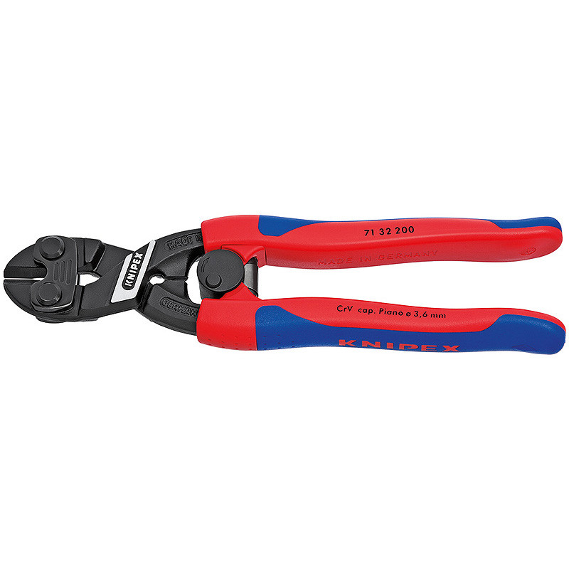 Болторез компактный Ø6,0мм CoBolt KNIPEX 71 32 200 SB, фосфатированный