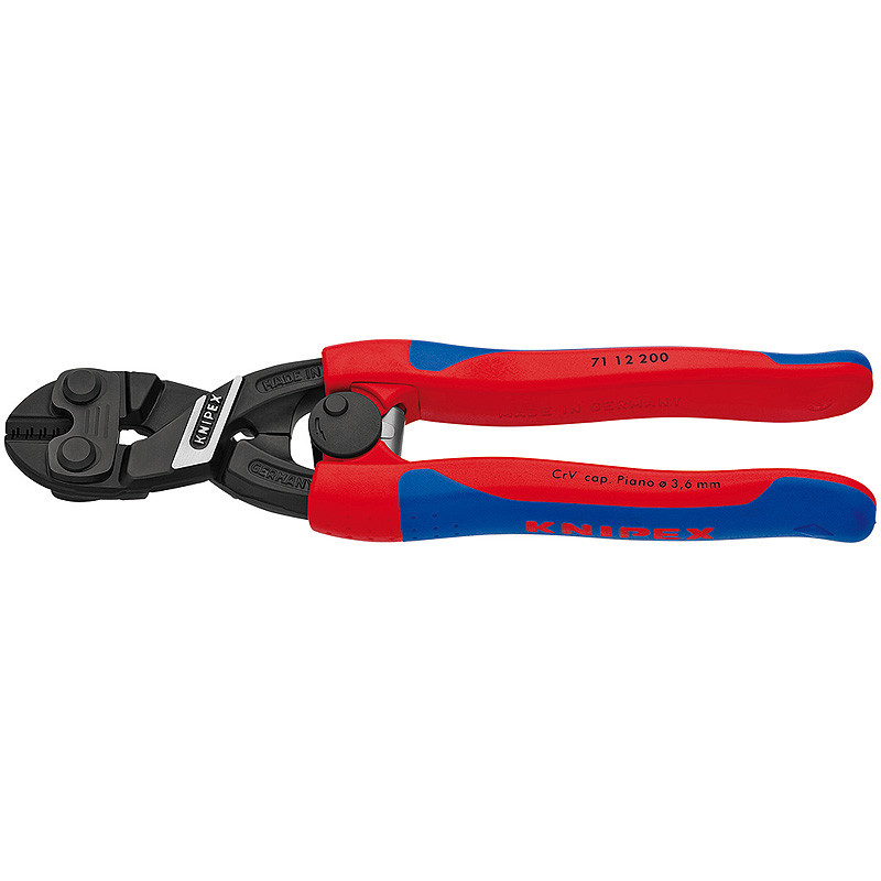 Болторез компактный Ø6,0мм CoBolt KNIPEX 71 12 200 SB, фосфатированный