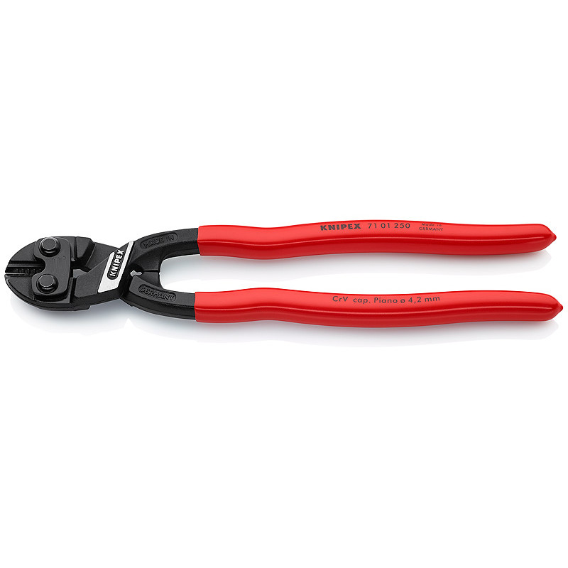 Болторез компактный Ø5,8мм CoBolt XL KNIPEX 71 01 250 SB, фосфатированный 