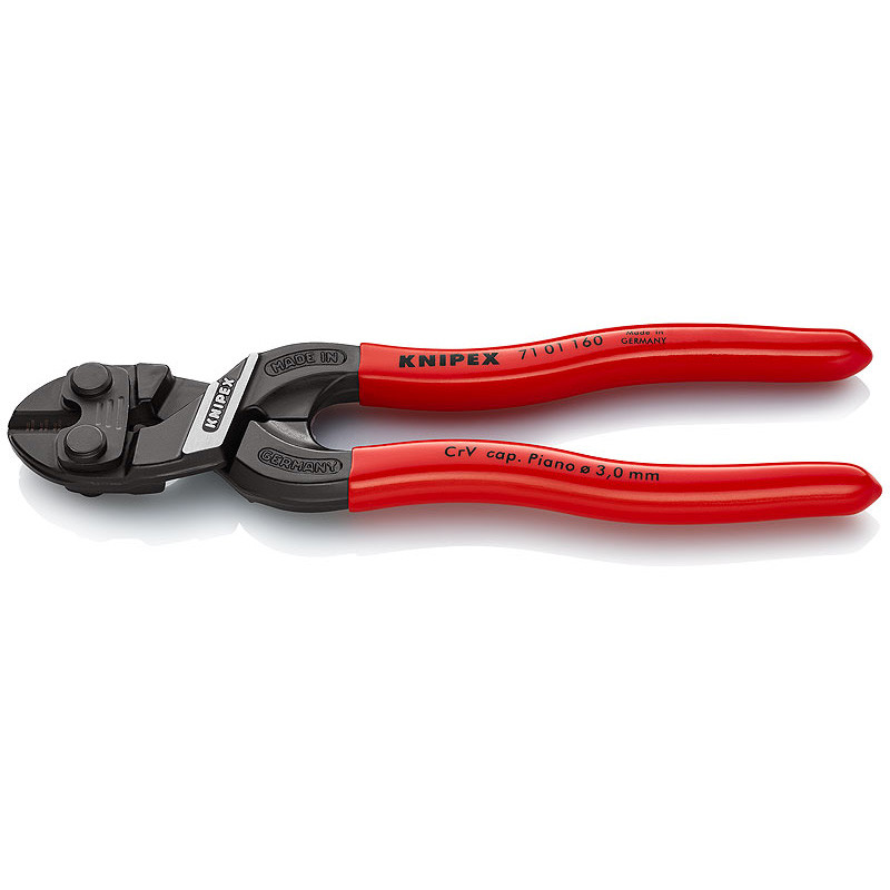 Болторез компактный Ø5,3мм CoBolt S KNIPEX 71 01 160 SB, фосфатированный