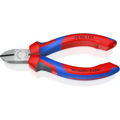 Кусачки боковые (бокорезы), Ø3,0мм, 125мм KNIPEX 70 01 125 SB, фосфатированные