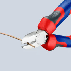 Кусачки боковые (бокорезы), Ø3,0мм, 125мм KNIPEX 70 05 125, хромированные