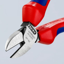 Кусачки боковые (бокорезы), Ø4,0мм, 140мм KNIPEX 70 02 140 SB, фосфатированные