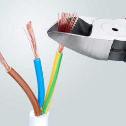 Кусачки боковые (бокорезы), Ø3,0мм, 110мм KNIPEX 70 01 110 EAN, фосфатированные