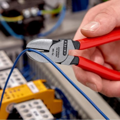 Кусачки боковые (бокорезы), Ø4,0мм, 160мм KNIPEX 70 01 160 SB, фосфатированные