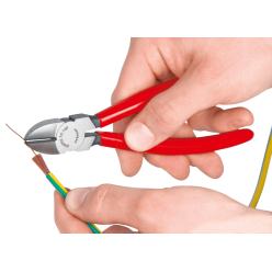 Кусачки боковые (бокорезы), Ø4,0мм, 180мм KNIPEX 70 01 180 SB, фосфатированные