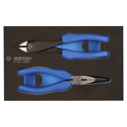 Набор шарнирно-губцевого инструмента 2 предмета (EVA FOAM) KING TONY