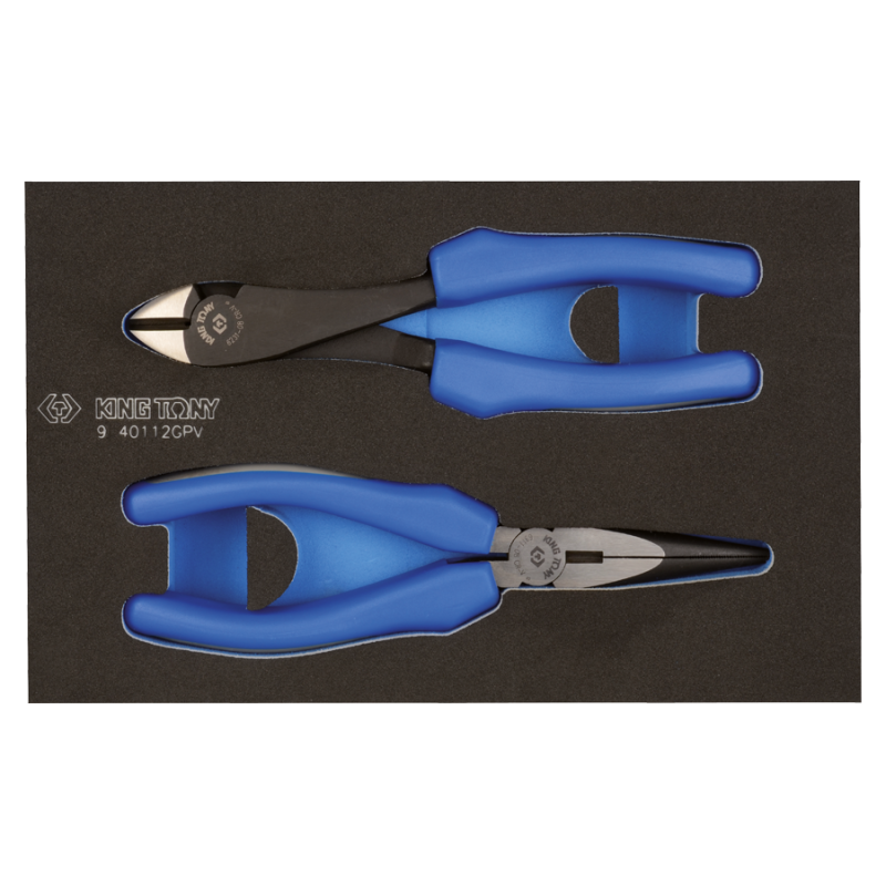 Набор шарнирно-губцевого инструмента 2 предмета (EVA FOAM) KING TONY