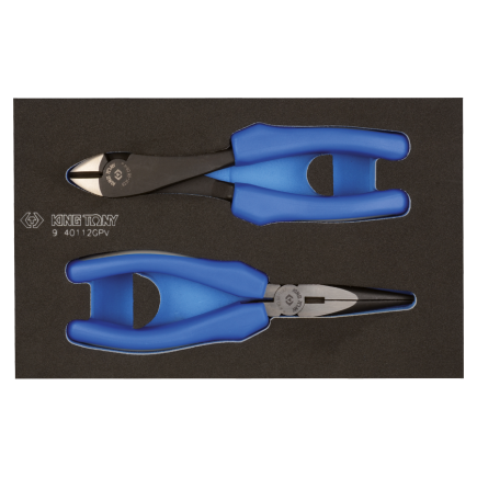 Набор шарнирно-губцевого инструмента 2 предмета (EVA FOAM) KING TONY Набор шарнирно-губцевого инструмента 2 предмета (EVA FOAM) KING TONY