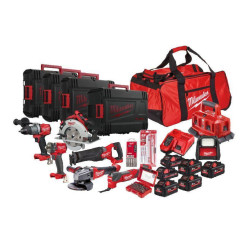 Набір інструментів акумуляторних MILWAUKEE, M18PP8B-586P (зарядний прситрій M12-18 FC, зарядний прси