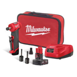 Машина шлифовальная аккумуляторная цанговая угловая MILWAUKEE M12 FDGA-422BA (ЗУ, 2акк.,сумка)