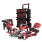 Набір інструментів акумуляторних MILWAUKEE, M18 FPP8C-553P (набір кейсів PACKOUT 4932464244, 3 акуму