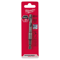 Сверло по металлу HSS-G Shockwave MILWAUKEE, Ø8х120х80мм