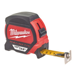 Рулетка магнитная PREMIUM MILWAUKEE, 10м/33фт, (27мм)
