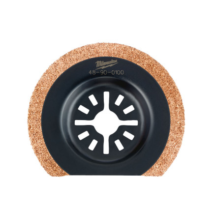 Полотно для мультитула Carbide Grit MILWAUKEE, 64х57мм (абразивные материалы)