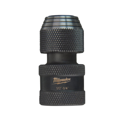 Переходник ударный ShW MILWAUKEE, с квадрата 1/2'' на 1/4'' Hex