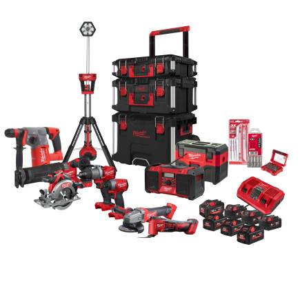 Набор инструментов аккумляторных MILWAUKEE, M18 FPP10A-127P