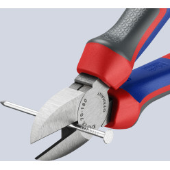 Кусачки боковые (бокорезы), Ø4,0мм,160мм KNIPEX 70 02 180 SB, фосфатированные 