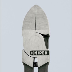 Кусачки боковые (бокорезы) для пластмассы, 160мм KNIPEX 72 01 160 SB, фосфатированные