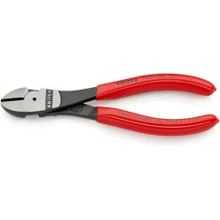 Кусачки боковые (бокорезы) особой мощности, Ø3,4мм, 160мм KNIPEX 74 01 160 SB, фосфатированные