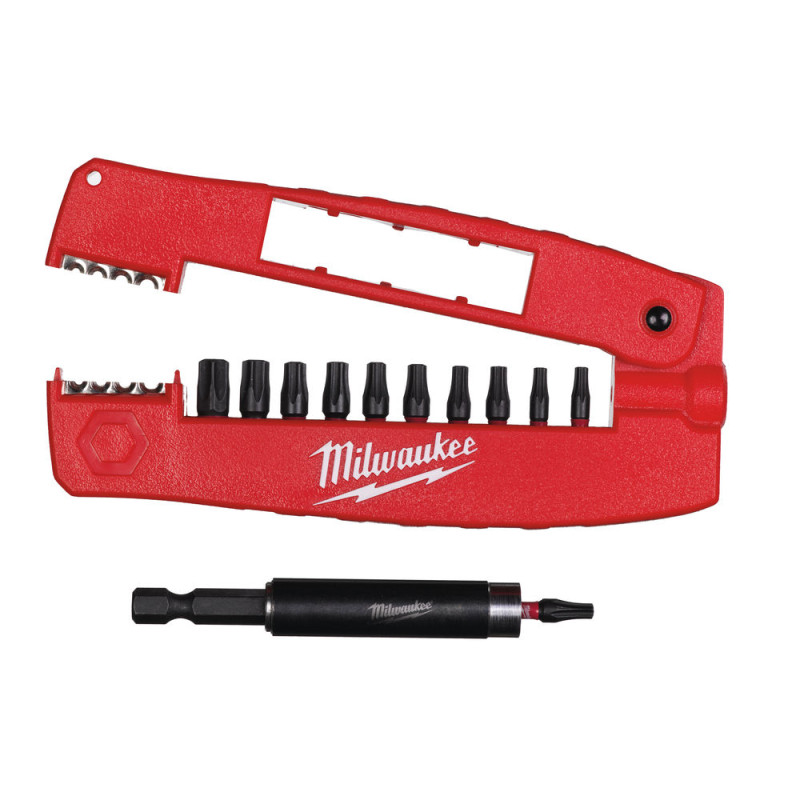 Набор бит SHOCKWAVE MILWAUKEE "Крокодил №1 (12шт)