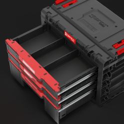 Ящик для инструментов QBRICK SYSTEM PRIME Drawer 3 Toolbox Basic IP66 Размер : 542x 335 x 369