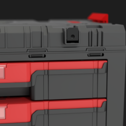 Ящик для инструментов QBRICK SYSTEM PRIME Drawer 3 Toolbox Basic IP66 Размер : 542x 335 x 369