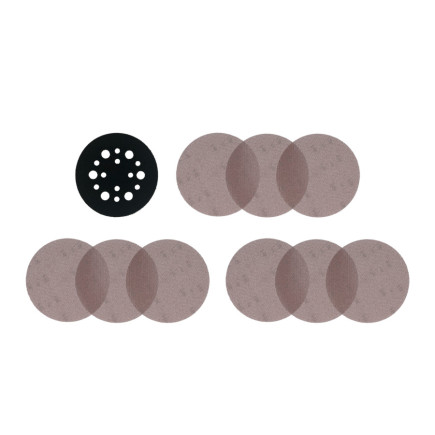 Набор сеток шлифовальных PG Mesh HL MILWAUKEE, Ø76мм, (10шт)  