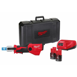 Обжимник гидравлический аккумуляторный для труб MILWAUKEE, M12 ONEHPT-202C (ЗУ,2х2Ач, кейс)