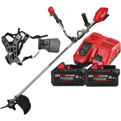 Триммер аккумуляторний бесщеточный MILWAUKEE, M18 F2BCU-802 (2х18В) (ЗУ, 2х8Ач FORGE)