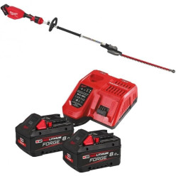 Кусторез высотний аккумуляторный бесщеточный MILWAUKEE, M18 FHETE22-802, 216см, лезвие 60см