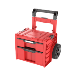 Ящик для инструментов на колесах QBRICK SYSTEM PRO CART 2.0 PLUS DRAWER 2 Red UHD Custom