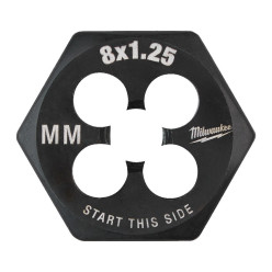 Плашка шестигранная MILWAUKEE, М8-1,25мм
