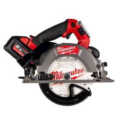 Пила дисковая аккумуляторная бесщеточная MILWAUKEE, M18 FCSDC165-552C, Ø165мм (ЗУ, 2х5.5Ач, кейс)