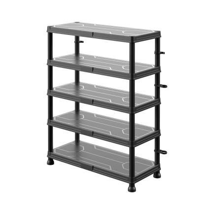 Система стеллажей QBRICK SYSTEM REGULAR Low 74/32см, 5 полок, 100кг (5901238263302)