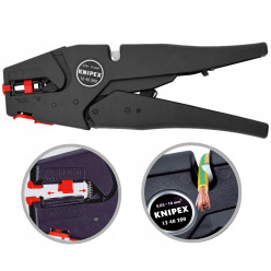 Стриппер самонастраивающийся для удаления изоляции, 3,0-10,0мм² 200мм KNIPEX (12 40 200) 2024