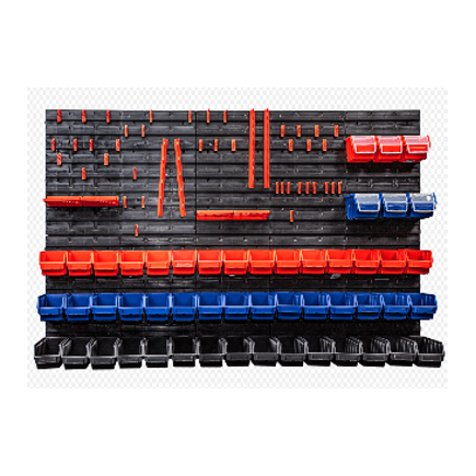 Органайзер настенный с лотками QBRICK SYSTEM Fixing Wall - BIG SET 400x358x369